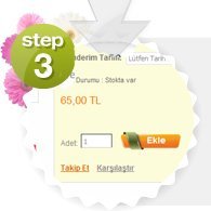 Çiçek Sepete Ekleme Çiçek Sepete Ekleme
